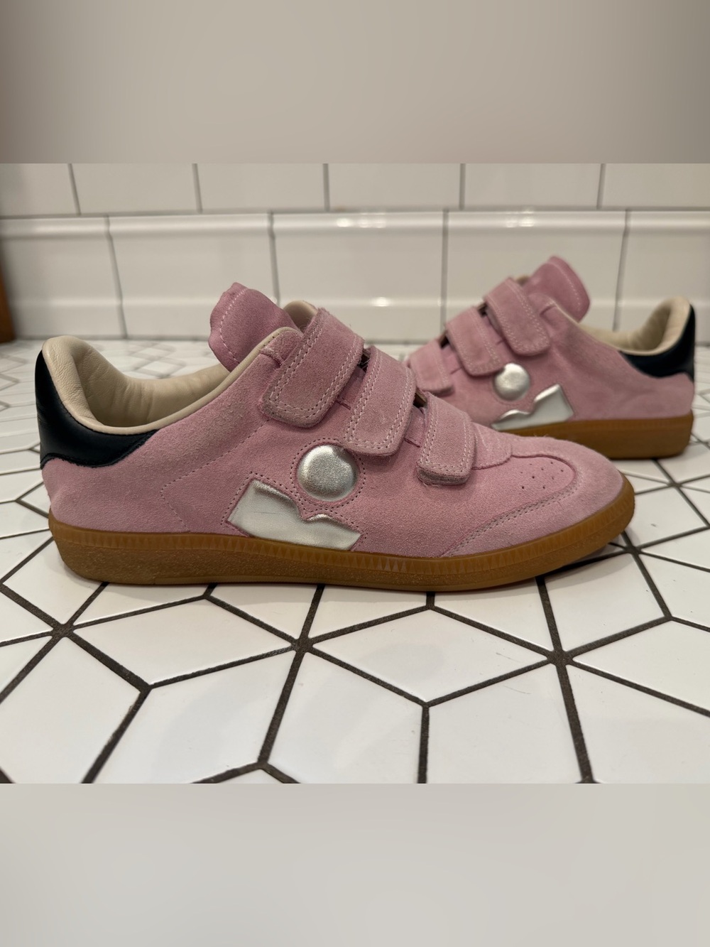 Isabel Marant Beth Velcro Sneakers - Size 37